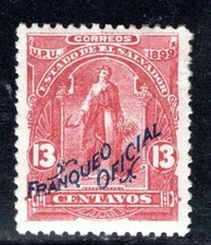 EL SALVADOR LATIN AMERICA STAMPS OVERPRINT MINT HINGED  LOT  1158AT