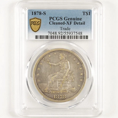 1878-S Silver Trade Dollar $1 XF Details PCGS 31107