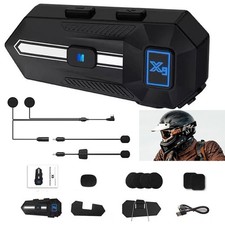 X9 Motorcycle Helmet Headset Wireless Bluetooth Headphone Speaker Hands-Free