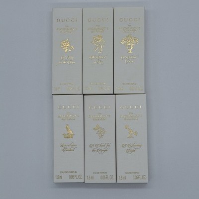 Gucci Alchemist Garden 6PC Eau De Parfum Sample Set Brand New