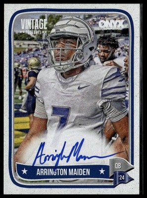 Arrington Maiden #VAARMA 2024 Onyx Vintage Autographs 8814