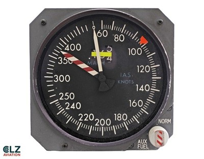 Boeing 747 HZ-AIL Airspeed Indicator Cockpit Gauge Panel LARGE