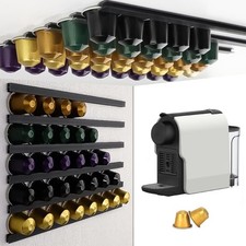 Porta Capsule Caffè Salvaspazio per Installazione Bancone Cucina o Parete