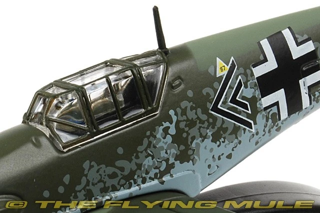 Oxford Diecast 1:72 Bf 109E Luftwaffe II./JG 27 Wolfgang Lippert Foto 3 de 4