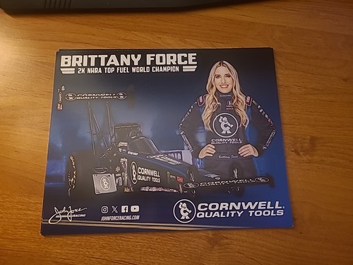 2025 Brittany Force NHRA Cornwell Hero Card
