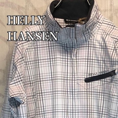 Helly Hansen Nylon Jacket Chest Logo, men's, lightweight, waterproof, used