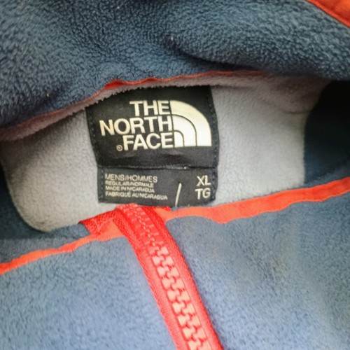 The North Face Sweater Fleece 1/4 Zip Pullover Men's Size XL Blue Red - Picture 5 of 5