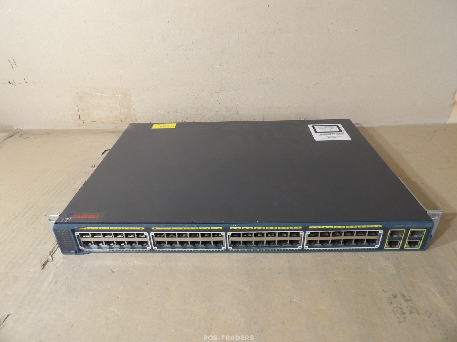 Cisco Catalyst 2960 Plus Series Ethernet Switch WS-C2960+48PST-L V01 + RACK EARS