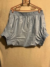 Kiddifee Retro Style Adult Baby Blue Plastic Pants Waist 38”