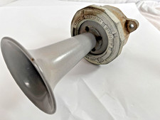 Vintage Benjamin Type SWP Industrial Horn Loudspeaker Gray Cast Base USA Made