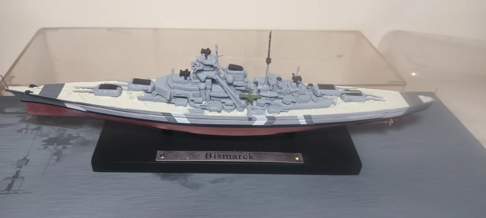 De Agostini Atlas Edition Legendary Warships WW2 Bismark Modell 1/1250 - Bild 3 von 4