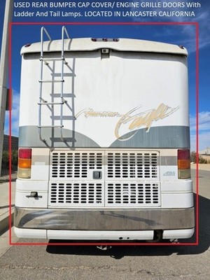 2000 American Eagle VS Motorhome RV USED Rear Bumper Cap Cover w Ladder/Lights