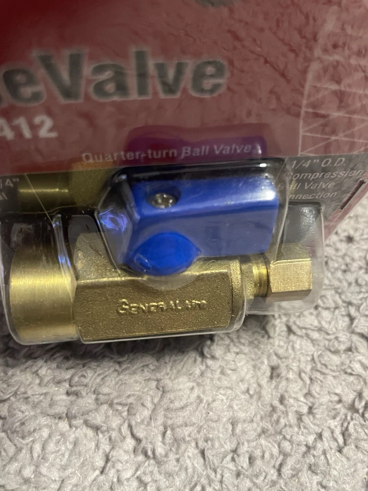 1/4 Turn Ball Valve | GeneralAire Humidifier CodeValve GCV3412 - Image 3 of 4