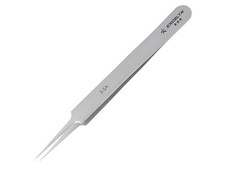 Excelta 5-SA Tweezers, 3-Star, Straight, Tapered Ultra Fine Point, Anti-Mag. SS,