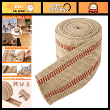 Heavy-Duty Jute Webbing Tape 3.5" x 10 Yd for Upholstery Repair Crafting