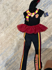 Harry Potter Hermione Gryffindor Girls Costume Outfit Set Hooded Tutu Pants