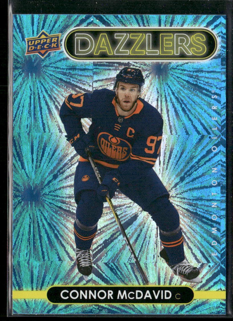 2021-22 Upper Deck #DZ-19 Connor McDavid Dazzlers Blue