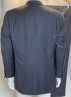 Hickey Freeman Men’s 100% Wool Gray Pinstripe Suit Size 46R Waist 39x27 Pants — photo 4