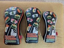 SCOTTY CAMERON HAPPY SUSHi driver 3wood utility hybrid California headCOVER