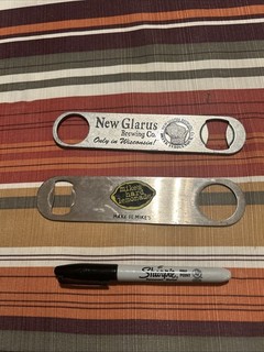 New Glarus Brewing Co Metal Bottle Opener Mikes Hard Metal Opener (2)