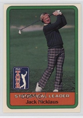 1981 Donruss Golf Stars Statistical Leader Jack Nicklaus 1u24