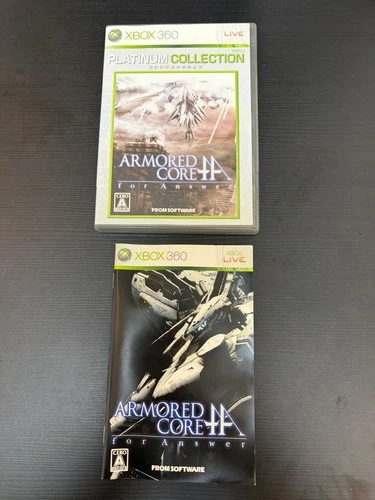 Armored Core for Answer ACfA Platinum ver. Import Japan Xbox 360 Japanese ver.