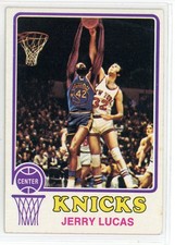 1973-74 Topps JERRY LUCAS Card #125 Sweet Condition  Set Break!