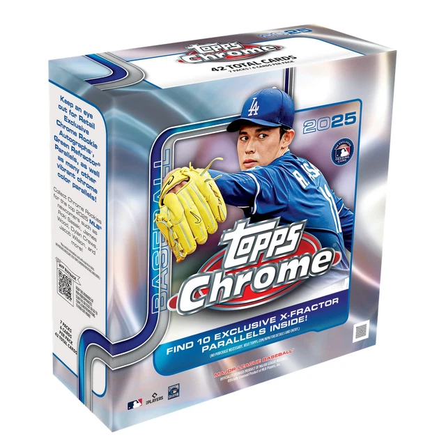 2025 TOPPS CHROME BASEBALL CARDS SEALED MEGA BOX **RIP & SHIP** LIVE ON STREAM