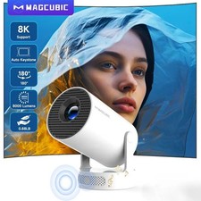 Magcubic HY300 Pro Projector 720P 8000 Lumens WiFi6 BT5.4 Android 14