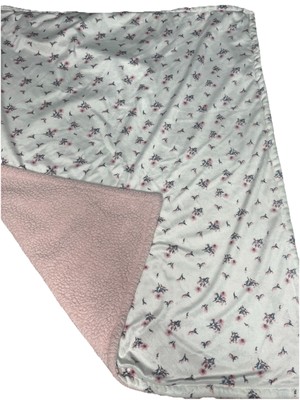 Baby By Bon Bebe Baby Blanket White Pink Floral