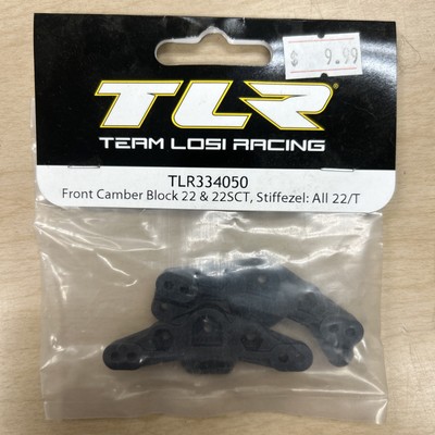NEW Team Losi Racing All 22T Front Camber Block 22 / 22SCT Stiffezel TLR334050
