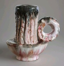 Alice Colonieu rare céramique des Années 1940/50 /Superbe Bougeoir.