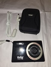 Vivitar ViviCam T139 14MP High Def Digital Camera BLACK DUAL SCREEN W/4gb Mem