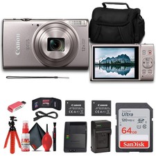 Canon PowerShot IXUS 285 HS Digital Camera Silver  NB11L Battery  More