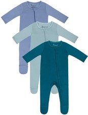 Baby Romper Boys Girls Pajamas 2-Way Zipper Footies Unisex Zip-Up Sleepers Sl...