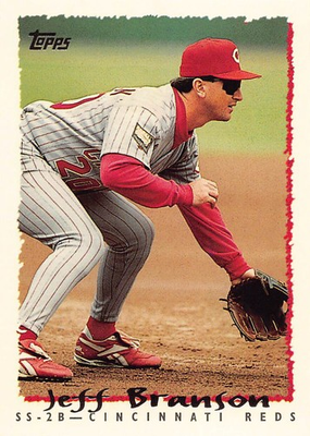#ad Jeff Branson 1995 Topps 198 Cincinnati Reds $1.00
