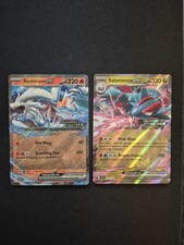 Reshiram Ex 030/159 - Salamence Ex 114/159 Stamped Set - Journey Together NM