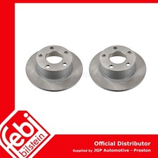 Image of 2X Rear Brake Discs 244 X 10mm - Audi  VW Skoda - 4A0615601A