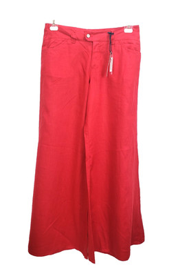 Killah by SIXTY Damen Hose NEW Jaba/1 Gr. 33 Sommerhose 100%Leinen Weites Bein