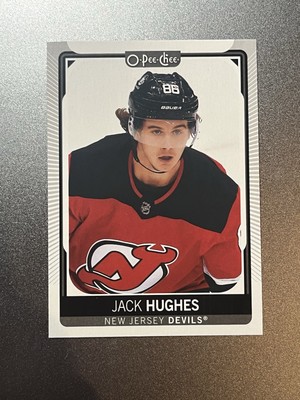 2021-22 OPC O-Pee-Chee Jack Hughes Photo Variant Close-Up SSP RARE DEVILS GEM