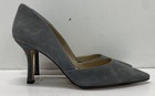 Ann Taylor Gray Solid Pointed Toe Pump Pumps Women 8.5 — photo 3