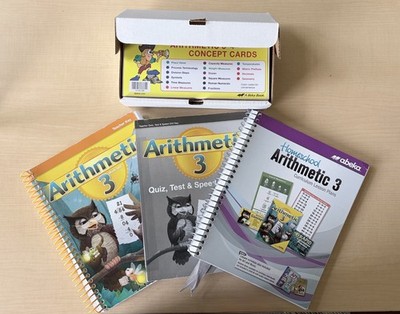 Abeka Arithmetic 3 Bundle (Lesson plans, teacher keys & concept cards)