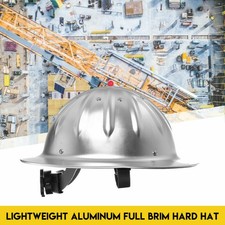 Lightweight Aluminum Full Brim Construction Hard Hat Safety Helmet Protection
