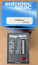ENTRELEC SSAC TDB24AL 1701X Relay 24vdc Digi-Set, NEW