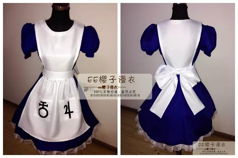 Alice-Madness Returns Alice Cosplay Costume - No Stain