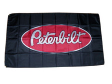PETERBILT 3'X5' FLAG BANNER SEMI TRUCK 18 WHEELER MACK TRUCKS SHOP FAST SHIPPING