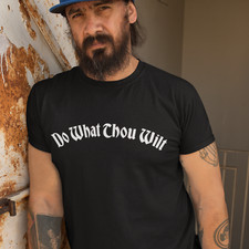 DO WHAT THOU WILT T-SHIRT (Inspired by Aleister Crowley Magic Occult Dark Metal)