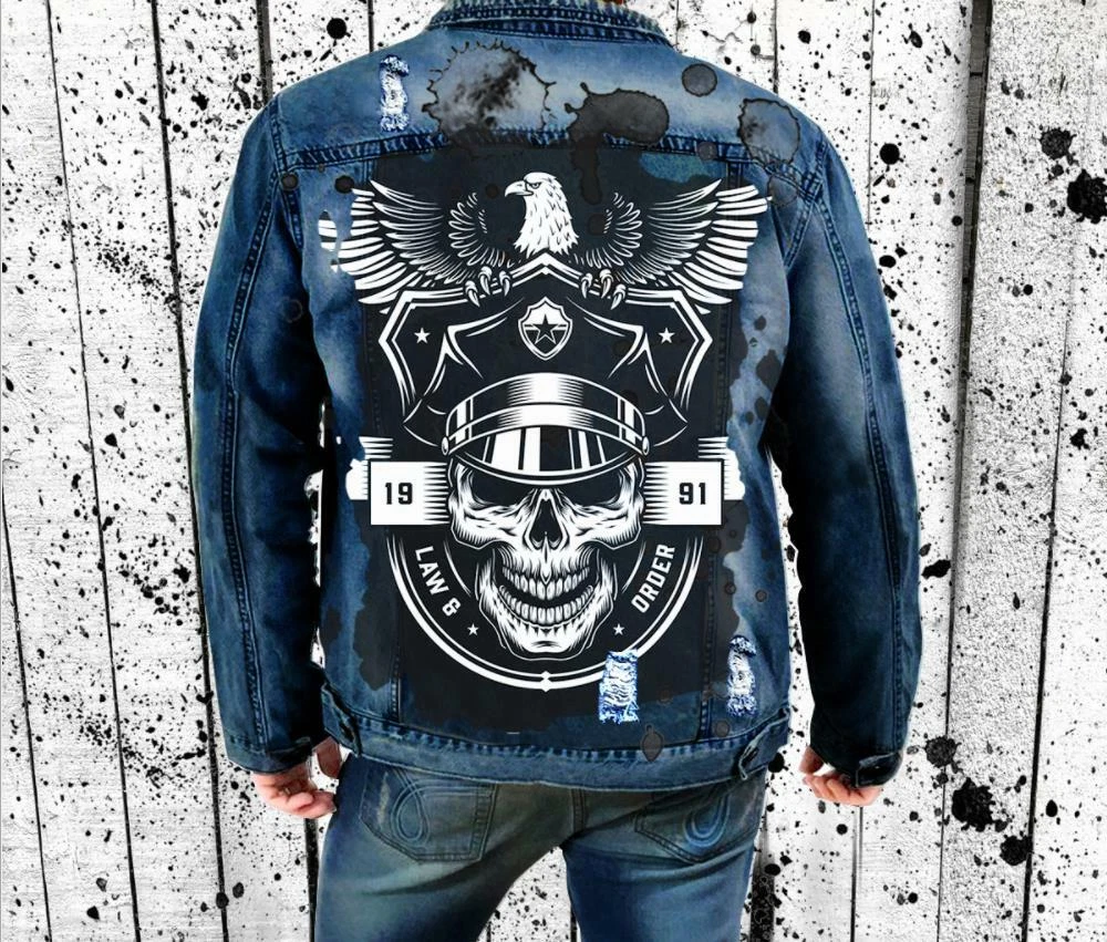 Punk jeans best sale jacket