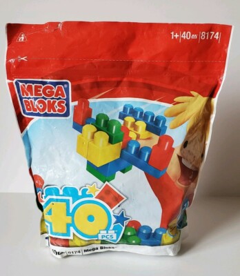 Mega Bloks 40 piece new sealed blocks NIP- ages 1+
