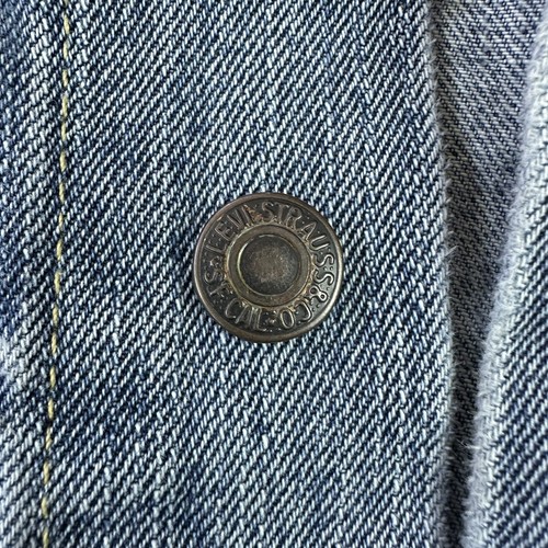 Levi's Denim Jean Jacket Men’s Size M Medium Wash Trucker Blue - Picture 7 of 10